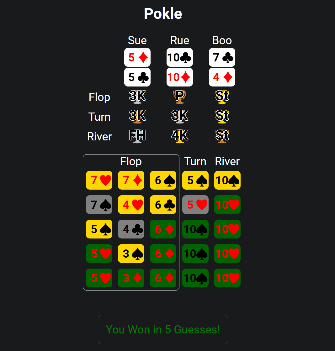 Pokle Game Screenshot